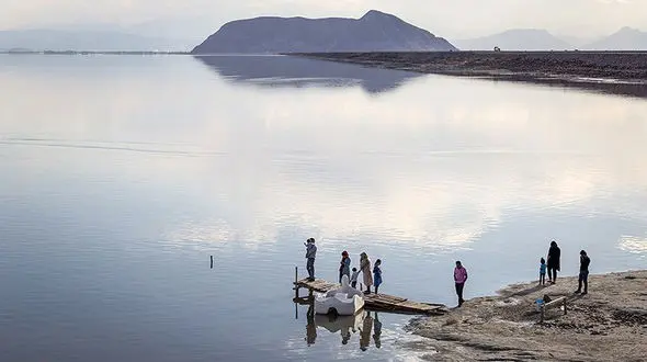  دریاچه ارومیه پرآب شد+ عکس