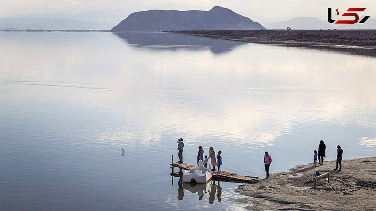  دریاچه ارومیه پرآب شد+ عکس