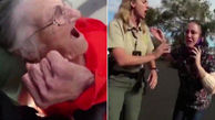 فیلم لحظه دستگیر کردن پیرزن ۹۳ ساله در خانه سالمندان! + عکس