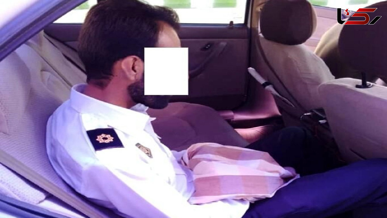 باجگیری یک پلیس در جاده های زنجان / رازش فاش شد! ؟ + عکس 