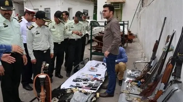 دستگیری سارقان سابقه‌دار و حرفه‌ای در مینودشت