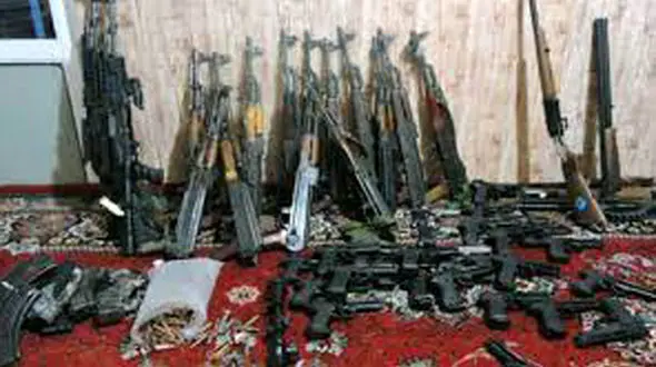 کشف سلاح جنگی و شکاری غیرمجاز در"خرمشهر"