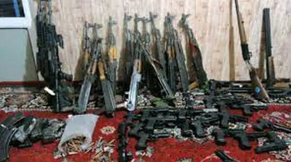 کشف سلاح جنگی و شکاری غیرمجاز در"خرمشهر"