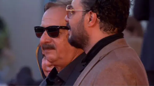 جواد عزتی و مجید مجیدی روی فرش قرمز اختتامیه ونیز + عکس