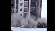 ببینید/ لحظه فرو ریختن ناگهانی ساختمان‌های ترکیه پس از زلزله + فیلم
