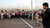 برگزاری همایش پیاده روی خانواده ارتش در قزوین +عکس و فیلم