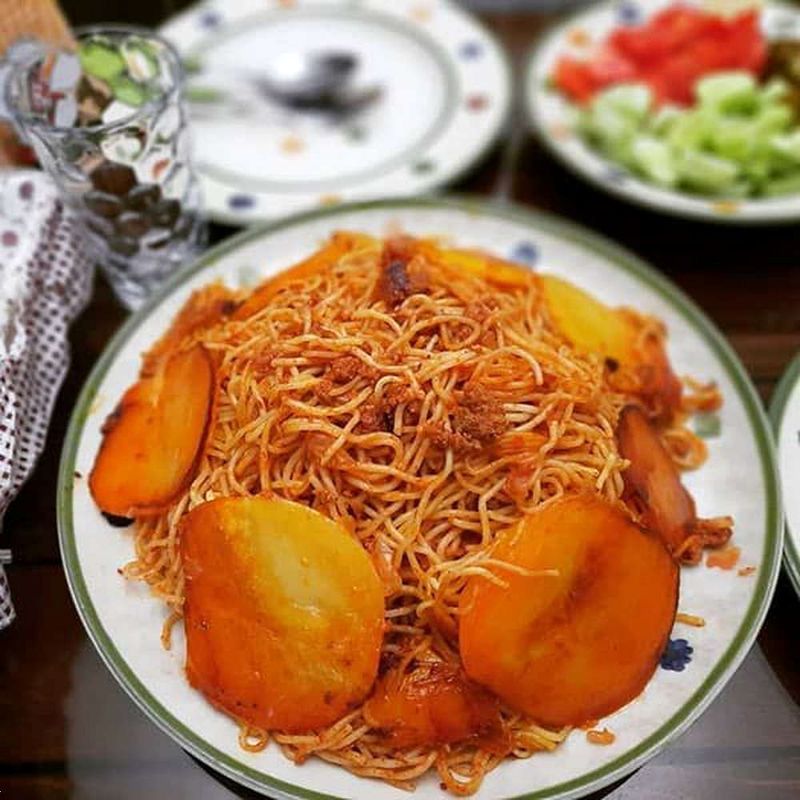 تزیین ماکارونی | 20 ایده تزیین ماکارونی دونفره و برای مهمان مخصوص سفره ارایی تازه عروس ها