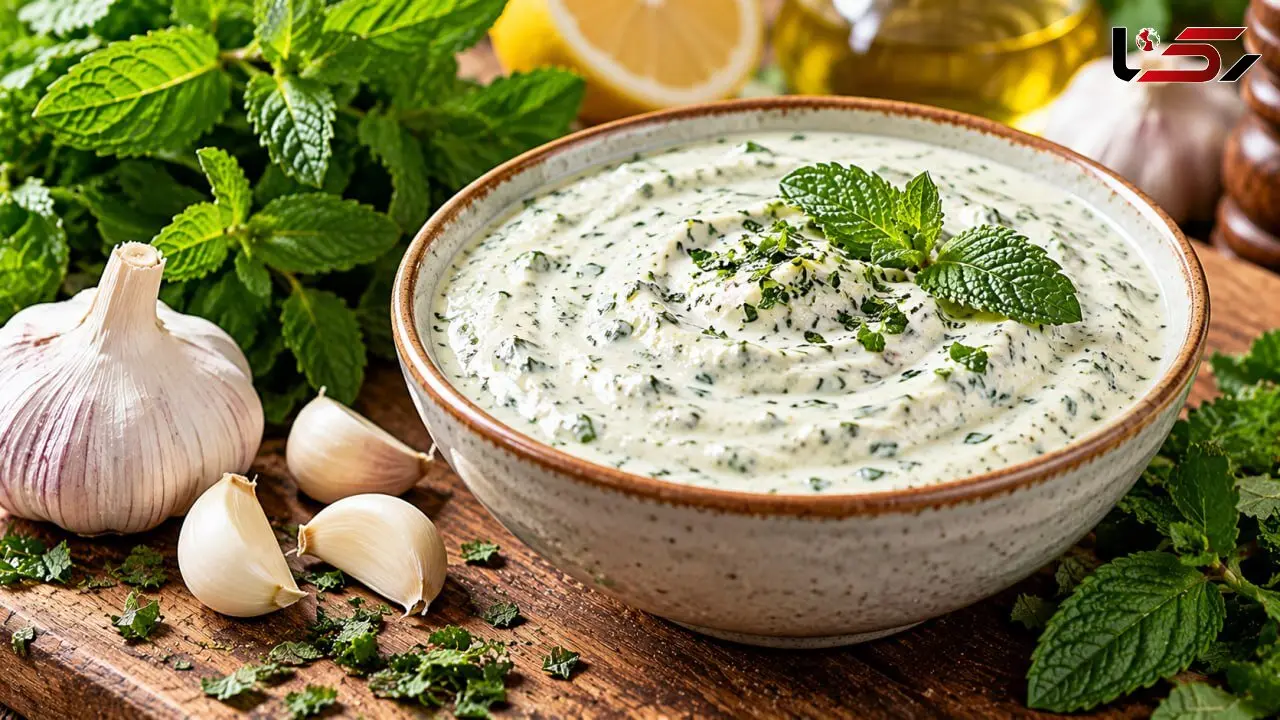 سس سیر و نعناع؛ چاشنی فوق‌ العاده برای مرغ و غذاهای گریل‌ شده