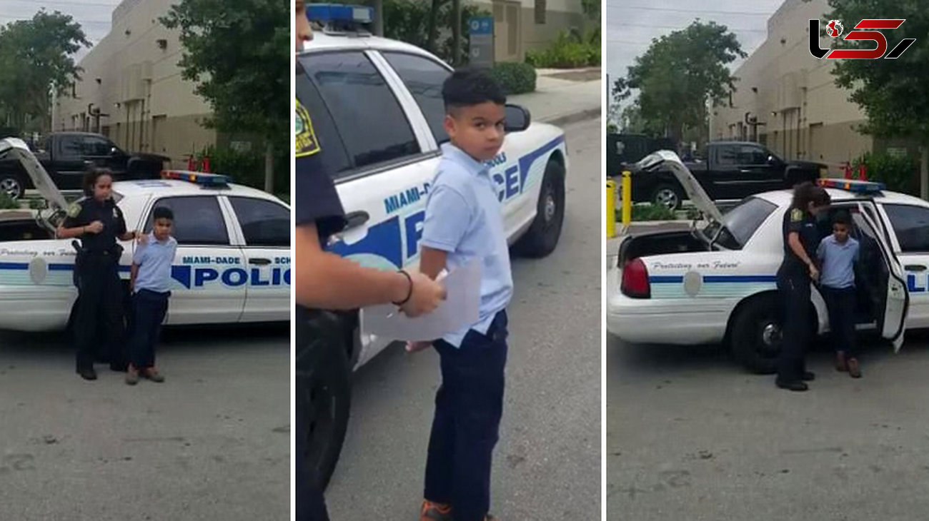 ماجرای عجیب دستبند زدن پلیس به کودک ۷ ساله‌ در مقابل مادرش+ فیلم