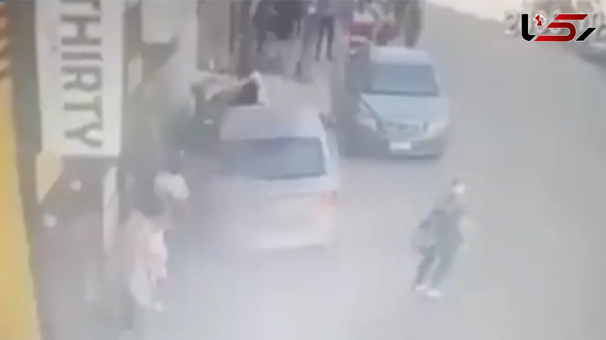 آقازاده کودک فاجعه آفرید / او 2 زن و یک بچه را زیر گرفت + فیلم صحنه / قاهره