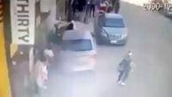 آقازاده کودک فاجعه آفرید / او 2 زن و یک بچه را زیر گرفت + فیلم صحنه / قاهره