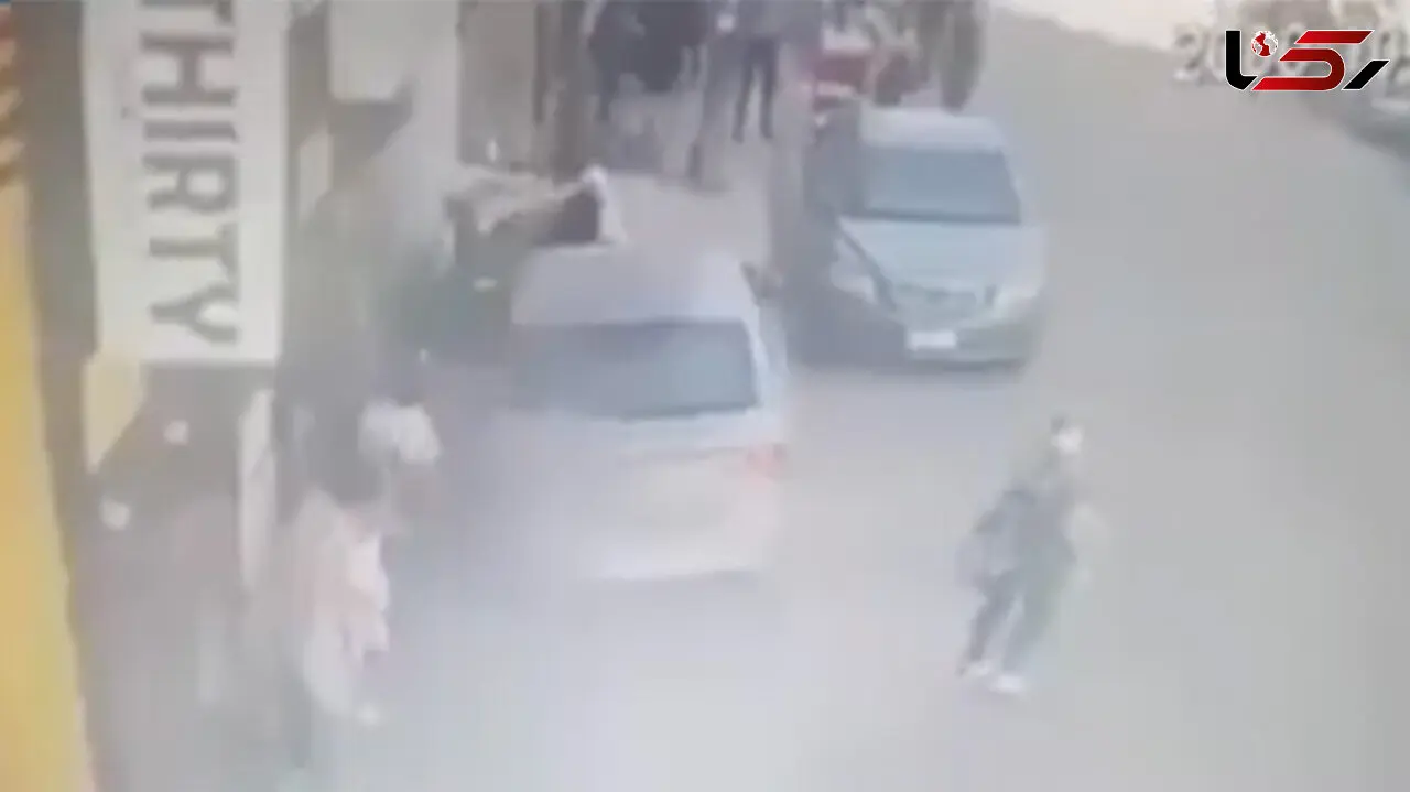 آقازاده کودک فاجعه آفرید / او 2 زن و یک بچه را زیر گرفت + فیلم صحنه / قاهره