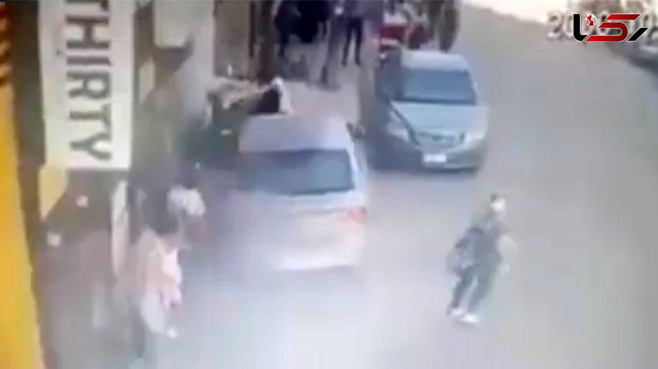 آقازاده کودک فاجعه آفرید / او 2 زن و یک بچه را زیر گرفت + فیلم صحنه / قاهره