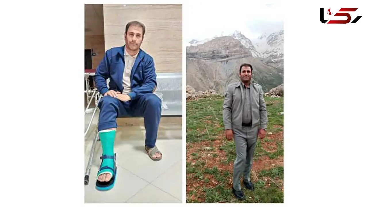 محیط بان زیر ماشین مرد فراری له شد + عکس