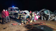 عکس از تصادف مرگبار در ارومیه که 4 نفر را به کشتن داد