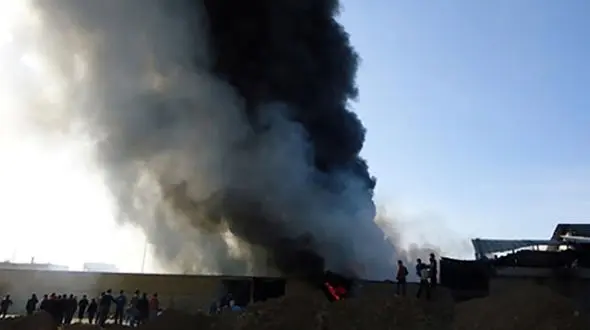 آتش سوزی در زندان قزلحصار / رییس زندان چه گفت ؟ + فیلم