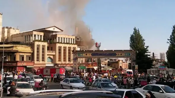 آتش‌سوزی تجریش بدون تلفات جانی مهار شد + فیلم و عکس