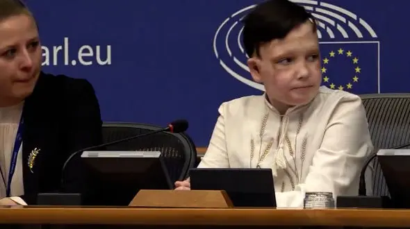 فیلم اشک‌های مترجم هنگام ترجمه سخنان کودک اوکراینی