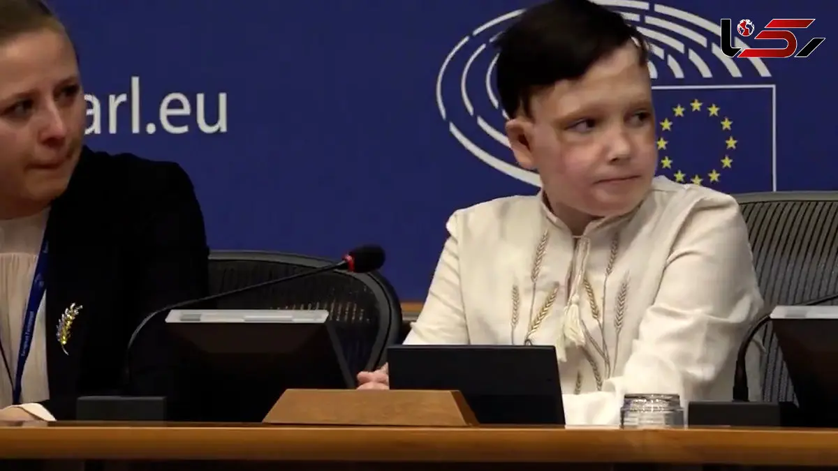 فیلم اشک‌های مترجم هنگام ترجمه سخنان کودک اوکراینی