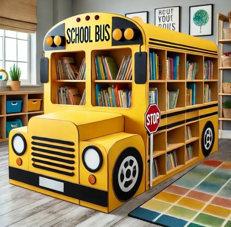 کتابخانه فانتزی اتاق کودک