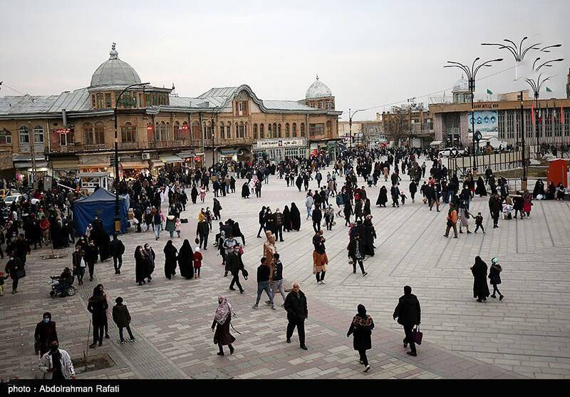 رفت و آمد در بازار همدان