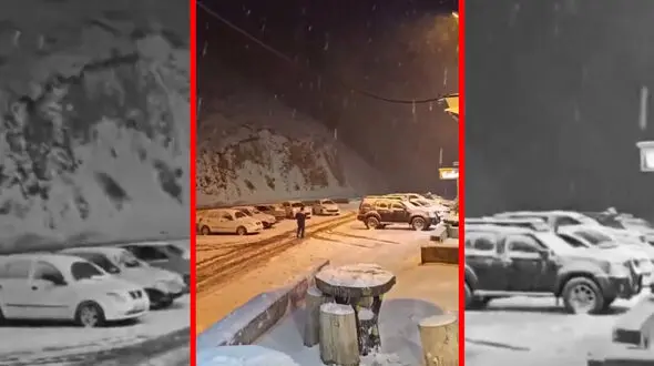 فیلم مناظر زمستانی آشکده کندوان