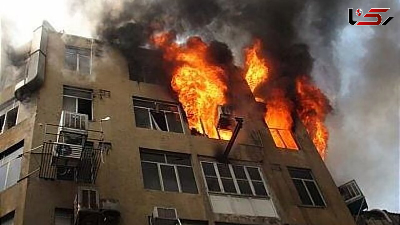 مهار آتش سوزی در یک منزل مسکونی