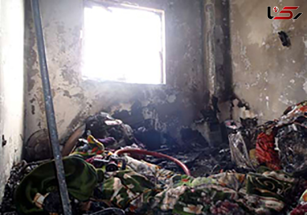 خانه مسکونی در کازرون آتش‌ گرفت 
