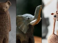 کلکسیون مجسمه‌ های چوبی مینیمال؛ جذابیت در کوچکترین جزئیات