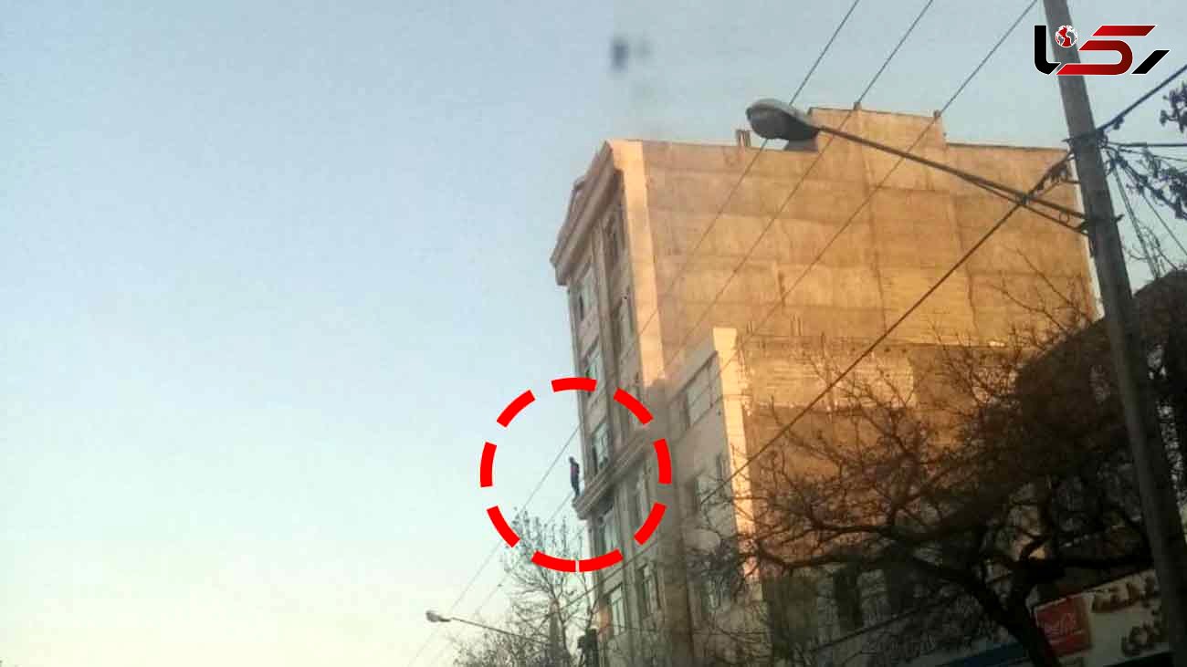 عکس لحظه خودکشی مرد مشهدی در خیابان عبادی  + جزییات