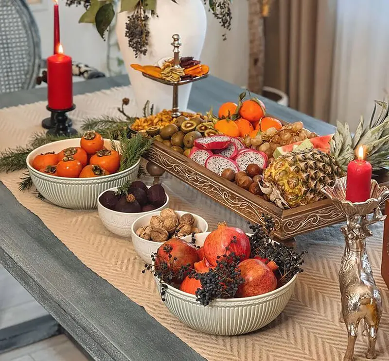 تزیین سفره شب یلدا لاکچری عروس