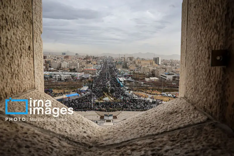 حضور مردم ایران در راهپیماتیی 22 بهمن 1404