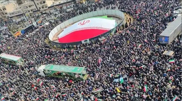 برگزاری مراسم تشییع فرماندهان شهید «جنگ رمضان»