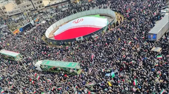 برگزاری مراسم تشییع فرماندهان شهید «جنگ رمضان»