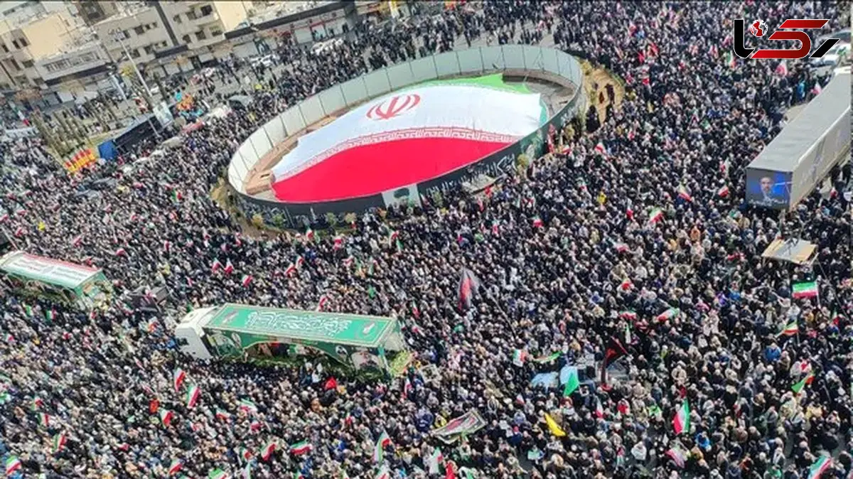 برگزاری مراسم تشییع فرماندهان شهید «جنگ رمضان»