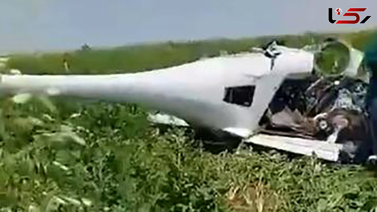 سقوط یک فروند هواپیما در منطقه مخمور استان نینوا+عکس