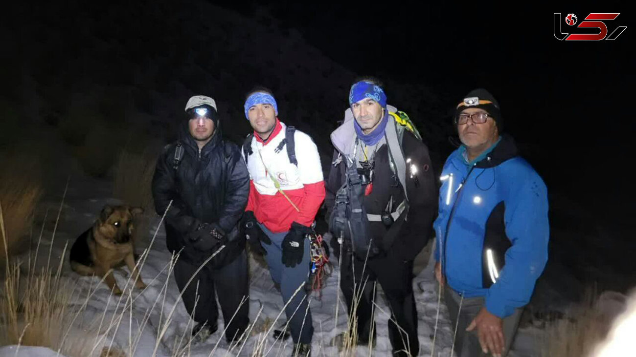 نجات کوهنورد گرفتار در ارتفاعات خانگرمز  تویسرکان 