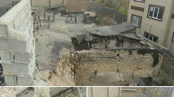 حمام تاریخی دوران صفوی روستای آئینه‌ ورزان  +_ تصاویر