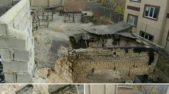 حمام تاریخی دوران صفوی روستای آئینه‌ ورزان  +_ تصاویر