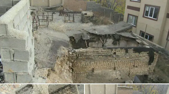 حمام تاریخی دوران صفوی روستای آئینه‌ ورزان  +_ تصاویر