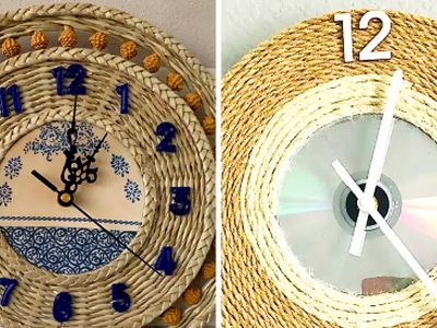 15 مدل ترند ساعت دیواری کنفی برای طراحی خاص دیوارها