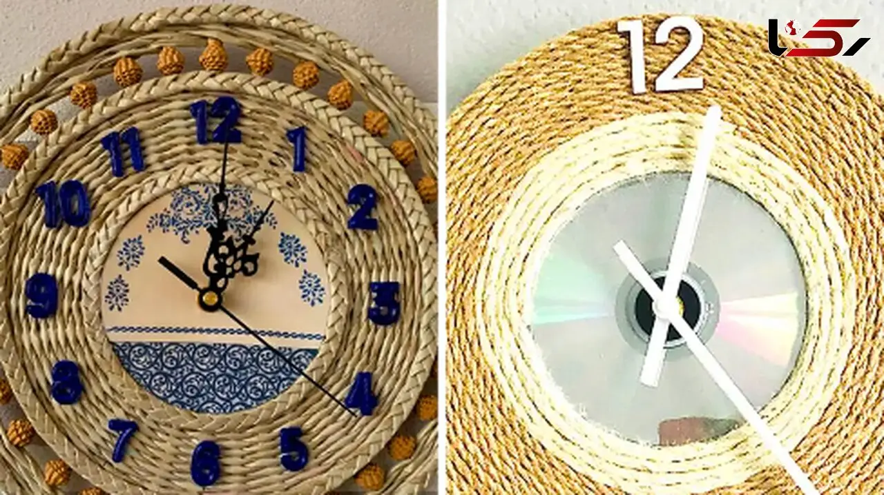 15 مدل ترند ساعت دیواری کنفی برای طراحی خاص دیوارها