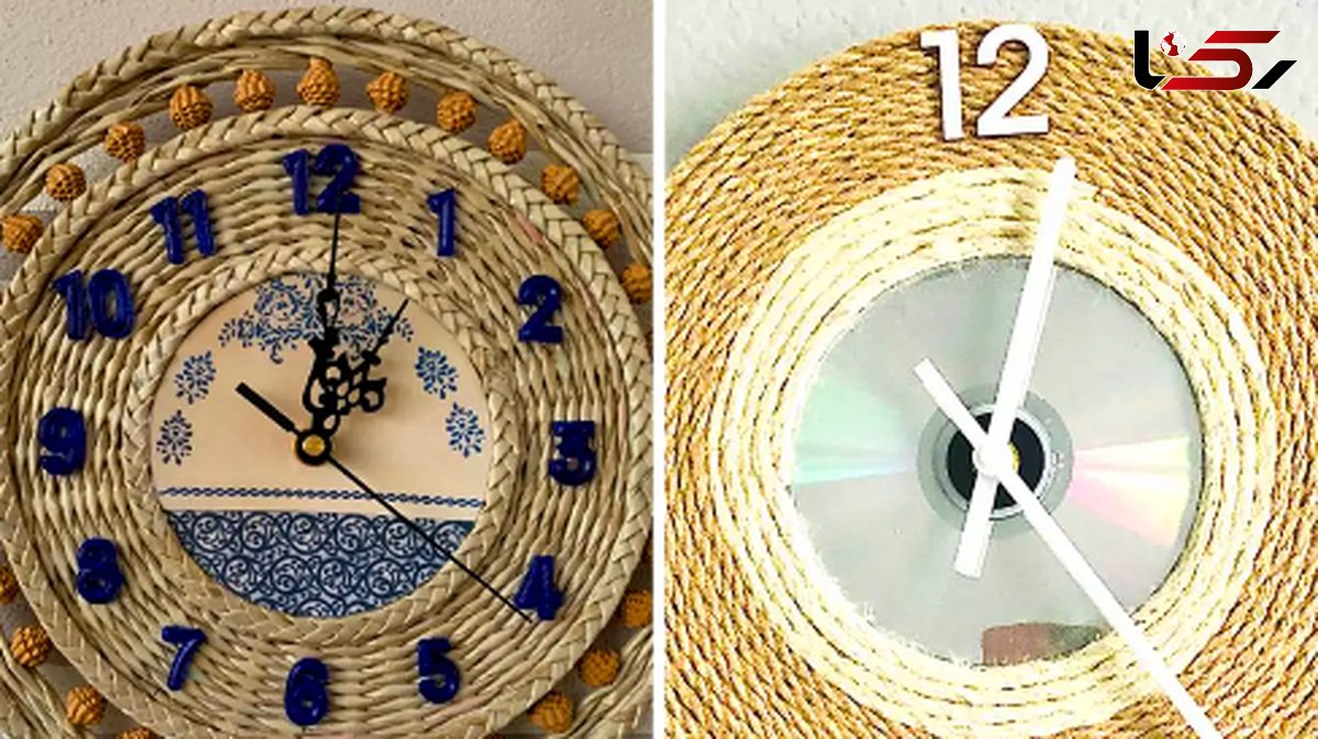 15 مدل ترند ساعت دیواری کنفی برای طراحی خاص دیوارها