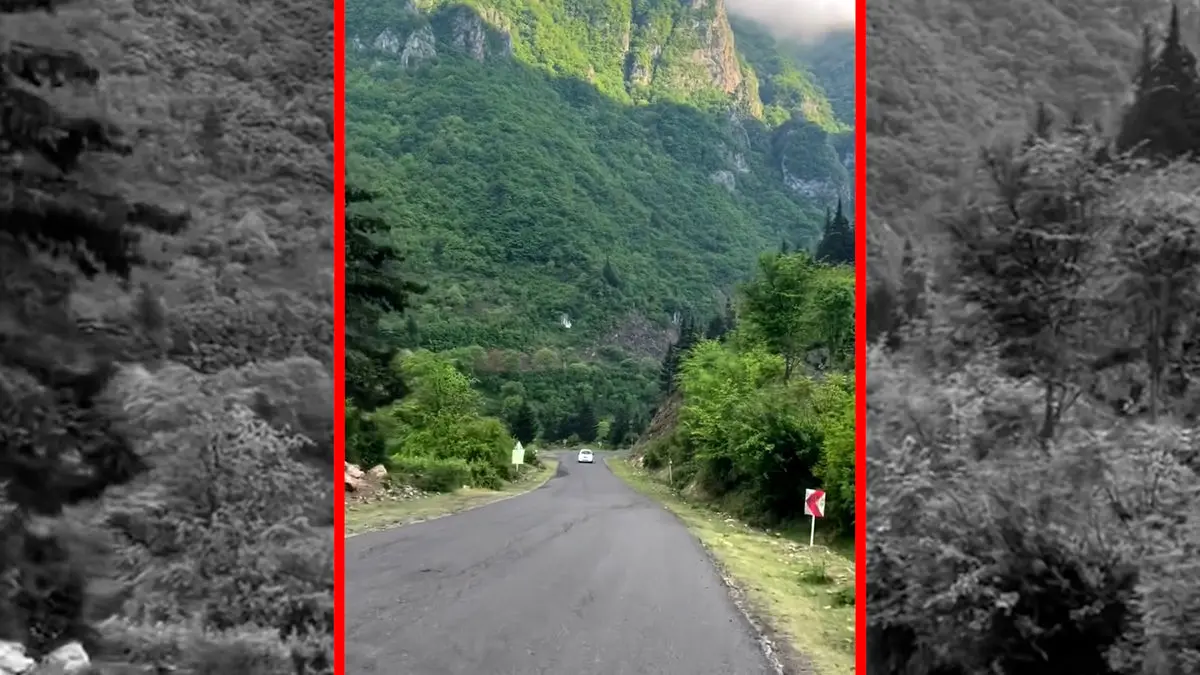فیلم طبیعت سبز و جادویی جاده اشکورات