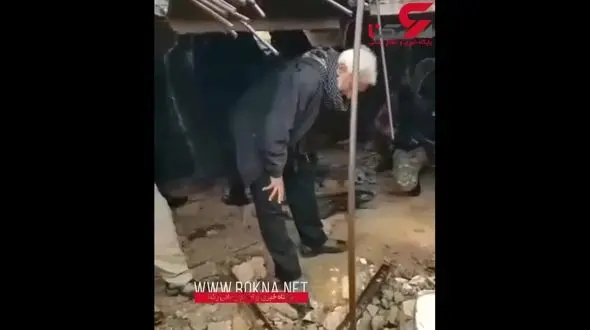 قبر صدام حسین زیر پای فرمانده سپاه !+فیلم