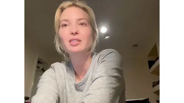 چهره متفاوت ایوانکا ترامپ در قرنطینه + فیلم