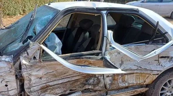 عزرائیل بی خیال مرگ در این تصادف سخت شد ! / در کرمان رخ داد !