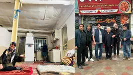 در روزهای سخت؛ حضوری دوباره در دل مرزها/ قهرمانان کشتی به دیدار خانواده شهیده زن رفتند