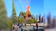 ماجرای آتش سوزی در  آرامگاه سعدی چه بود؟ / ظهر امروز رخ داد