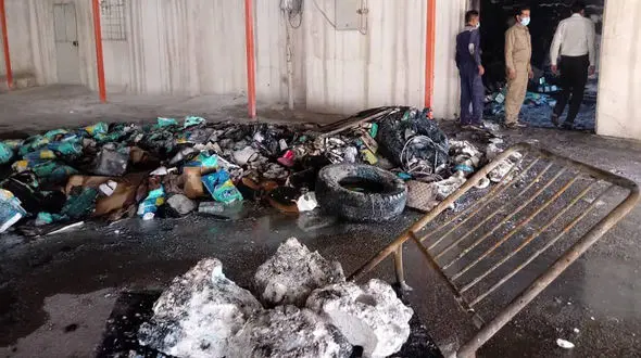  آتش‌سوزی هولناک در بیمارستان شریعتی + عکس